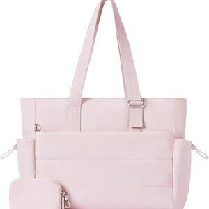 Nylon Tote Bag 17x4x12 in Lightweight Water-Resistant Adjustable Handle